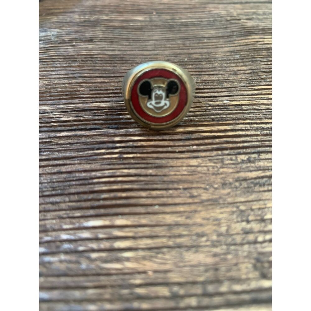 Vintage 1950s/1960s Mickey Mouse Adjustable Gold Color Ring